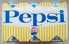 Rare Vintage 1960 s Original 6 Pack Pepsi Cola Soda Pop Cans - Empty 