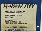 Mazak Meldas 335mv Mazatrol M-32a System Disk Free Shipping