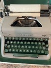 Vintage Royal Quiet De Luxe Portable Manual Typewriter Green Keys W Case