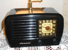 Vintage Admiral Bakelite Tube Radio Restored   Working Great 7t10 Very Nice   
