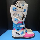 Sidi Off-road Motorcycle Boots- White-blue-pink - Size 43