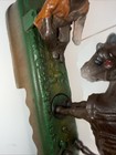 Vintage Book Of Knowledge Spise A Mule Cast Iron Mechanical Bank Works