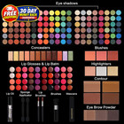 Professional All In One Makeup Kit For Women Full Kit 186 Colors Make Up Palette