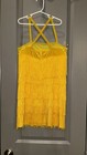 The Competitor Costumes For Winners Marigold Yellow Fringe Dress  Lc