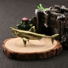 Tabletop Figurine Brass Shark Animal Model Statue Sculpture Home Decor Gifts Hot