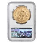 Mexico 1947 Gold 50 Peso Ngc Ms66 Restrike Gem Graded Mexican Coin 1 2057 Oz Agw
