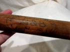 Hillerich   Bradsby  30 Babe Ruth Model 33  Wood Bat -cracked