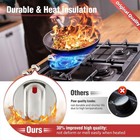 5 Pcs Oven Knobs For Samsung Dg64-00473a Range Stove Burner Knob Us Stock