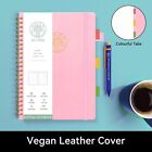  Spiral Dot Grid Notebook Journal Paper Notebook Hardcover Spiral Pink Dotted