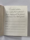 Black French Poodle Playing Piano Vintage Pink  Birthday Party Invitation Unused