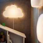 New Ikea Upplyst Led Wall Lamp Cloud White 404 408 32 Night Light Kids Decor