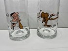 Arby s B c  Ice Age Collector Series Glasses Lot Of 2 Tumblers 1981 Wiley   Zot