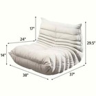 For Bedroom Floor Sofa Caterpillar Lazy Sofa Beanbag Chair Fireside Chair Tatami