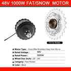 48v 1000w Rear Hub Motor Wheel 20 26inch For Snow Fat Tire E-bike Conversion Kit