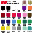 6  Long Custom Vinyl Decal Any Text Name Personalized Sticker  26 Colors   3-6 