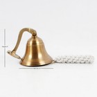 4  Antique Brass Bell Nautical Ships Bell Wall Mounting Solid Brass Hanging B   