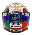 Sergio Perez Signed 2022 Mexico F1 Redbull Helmet 1 2 Scale With Beckett Coa