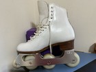 Sp-teri 50p White Figure Skates Size 7 1 2 With 9 25    Pic Skates Attached