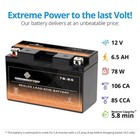 Yt7b-bs High Performance Agm Atv Battery For Yamaha Yfz450 04-13  Brp Ds450