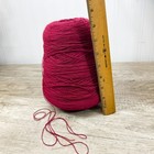 Pisgah Yarn And Dyeing Co 2 12 Acrylic Cone Yarn Burgundy Red Machine Knitting