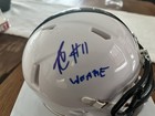 Abdul Carter Autographed Penn State Mini Speed Helmet Jsa