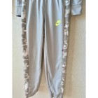 Nike Tracksuit Kids Size 6 Grey Camo Good Full Zip Jacket And Joggers Set