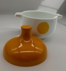 Retro Rosenthal Germany Studio Linie Punktal Double Spout Gravy Boat 6    Orange