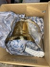 Solid Brass Ships Bell With Handmade Rope- New