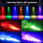 Smoke Fog Machine Dj Party Vertical Spray Fog Stage Light Rgb 18 Led Light