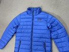 Patagonia Jacket Kids Xl 14 Blue Down Puffer Quilted Packable Hiking Outdoor