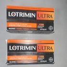 Two Lotrimin Ultra Antifungal Foot Cream  1 1 Oz Exp 2027 Total 2 2oz