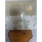 Peacock Alley Babybed Crib Coverlet W  Matching Decorative Pillow Green Floral