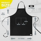 Extra Large Apron For Men Adjustable Bib Aprons With 2 Pockets Cooking Kitche