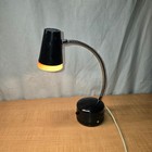 Vintage Penetray Cone Black Mini Desk Gooseneck Lamp Mid-century Mcm 1960s 14 
