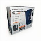 Sharper Image Air Compression Boots Flex Leg Recovery System Large x-large  Open
