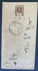 1934 Singapore Straits Settlements Red Band Cover Chinese  Writhing
