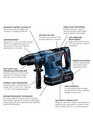 Bosch Profactor 18v Sds-max Rotary Hammer Drill 8a         Free Shipping