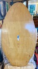 Vintage Hot Skim Wood Skimboard With Flames     Retro Beach Wall Decor