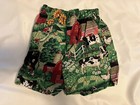 Vtg Yo Wear Max Boxxer Kids Unisex Shorts Farm Print 100  Cotton Usa S  6-8 