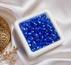 50 Pcs Natural Blue Sapphire Round Shape 6 Mm Certified Loose Gemstone Lot