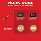 Milwaukee M18 Fuel Quik-lok 10 In  Pole Saw Attachment  tool-only 