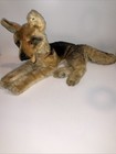 Lovely Steiff Vintage    arco    German Shepherd Dog 1950   s  With Button 21   