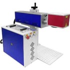      40w Co2 Laser Marking Machine Engraver Wood Leather Rotary Axis 210 210mm