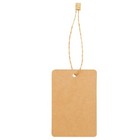 200-pack Kraft Paper Tags - Large  Brown  Blank Retail Or Gift Tag With Hole Pun