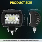 Pair 4  30000lm Led Work Light Bar Spot Pods Fog Lamp Offroad Driving Truck Atv