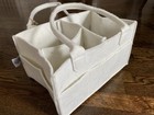 Parker Baby Felt Diaper Caddy Nursery Storage Bin Organizer Foldable New