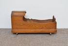 Old Vintage  Victorian Antique Pine Baby   s  doll   s Crib   Cradle - Free Delivery