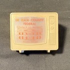 Vintage Promotional Plug In Night Light Resembling Old Fashioned Tv Set