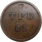  1850 s  New York City Ny Unlisted Daguerrian T P D Eagle Merchant Token