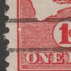 Australia     1 Penny Red Kangaroo Used With Acsc Variety   ref  514 